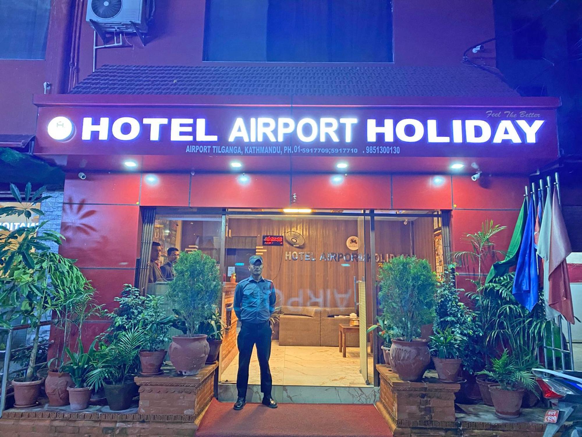 Hotel Airport Holiday Kathmandu Exterior foto